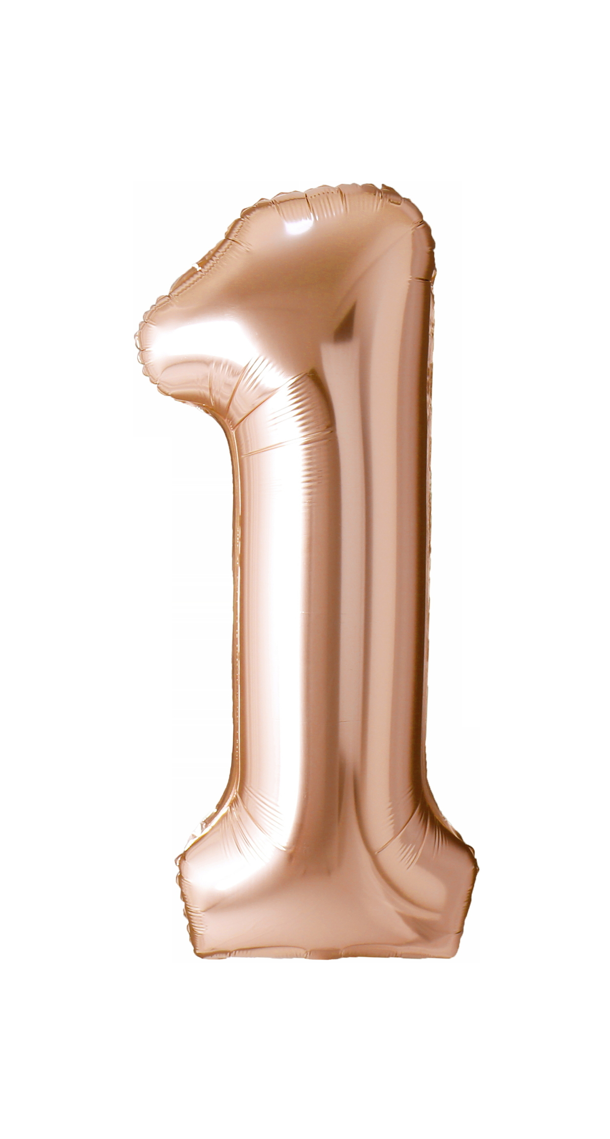 40 Inch Foil Balloon Number 1 - Champagne Gold