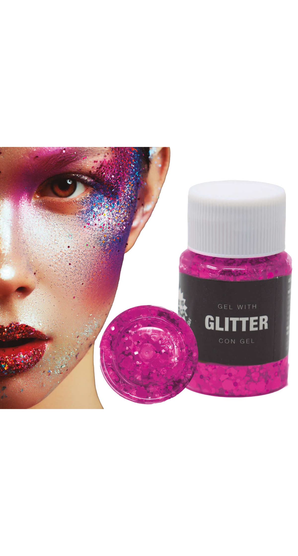 Guirca Glitter Gel Pot 20g - Fuchsia