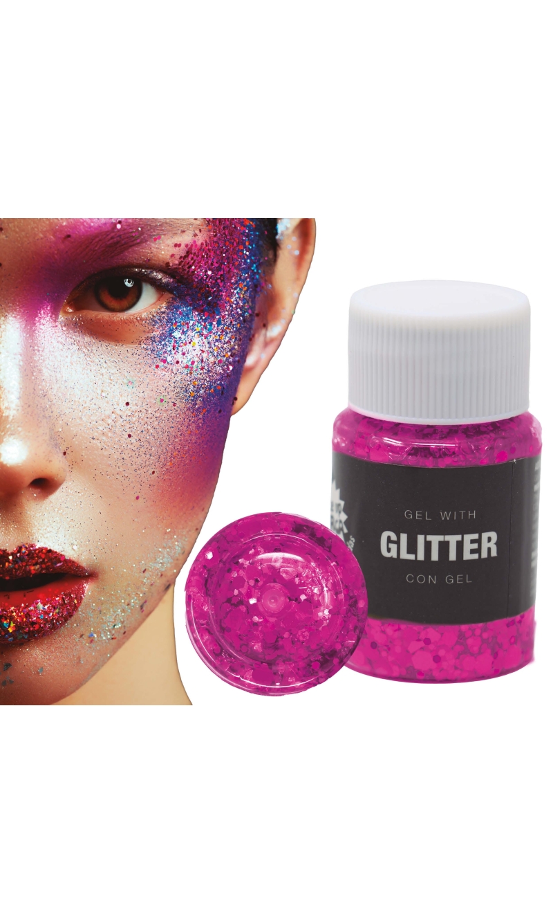 Guirca Glitter Gel Pot 20g - Fuchsia