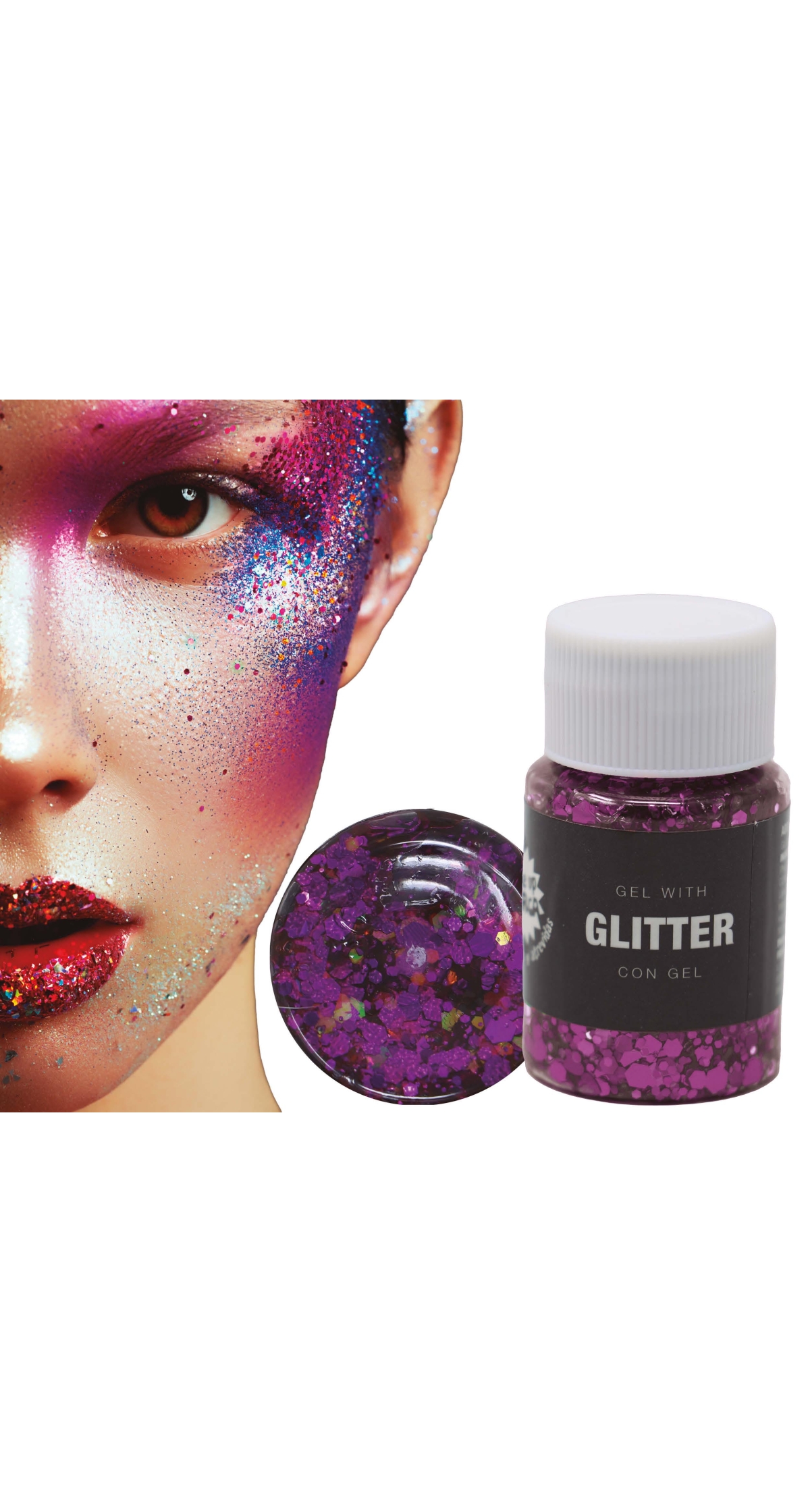 Guirca Glitter Gel Pot 20g - Purple
