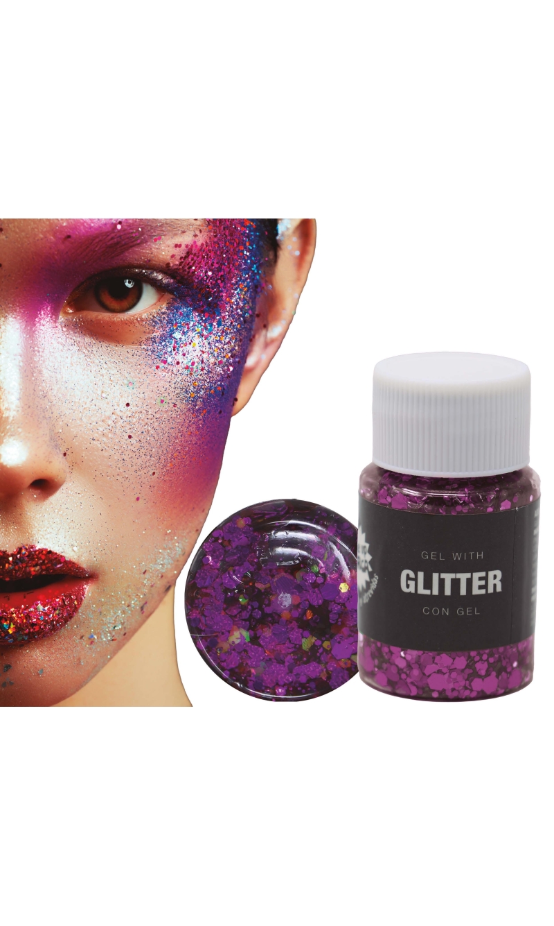 Guirca Glitter Gel Pot 20g - Purple