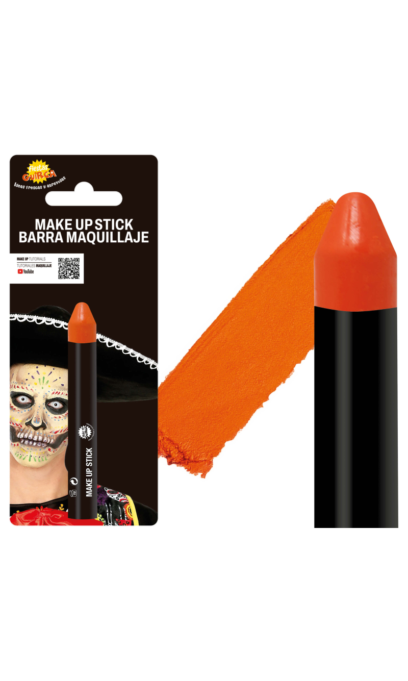 Guirca Face Painting Make-Up Stick 10g - Orange