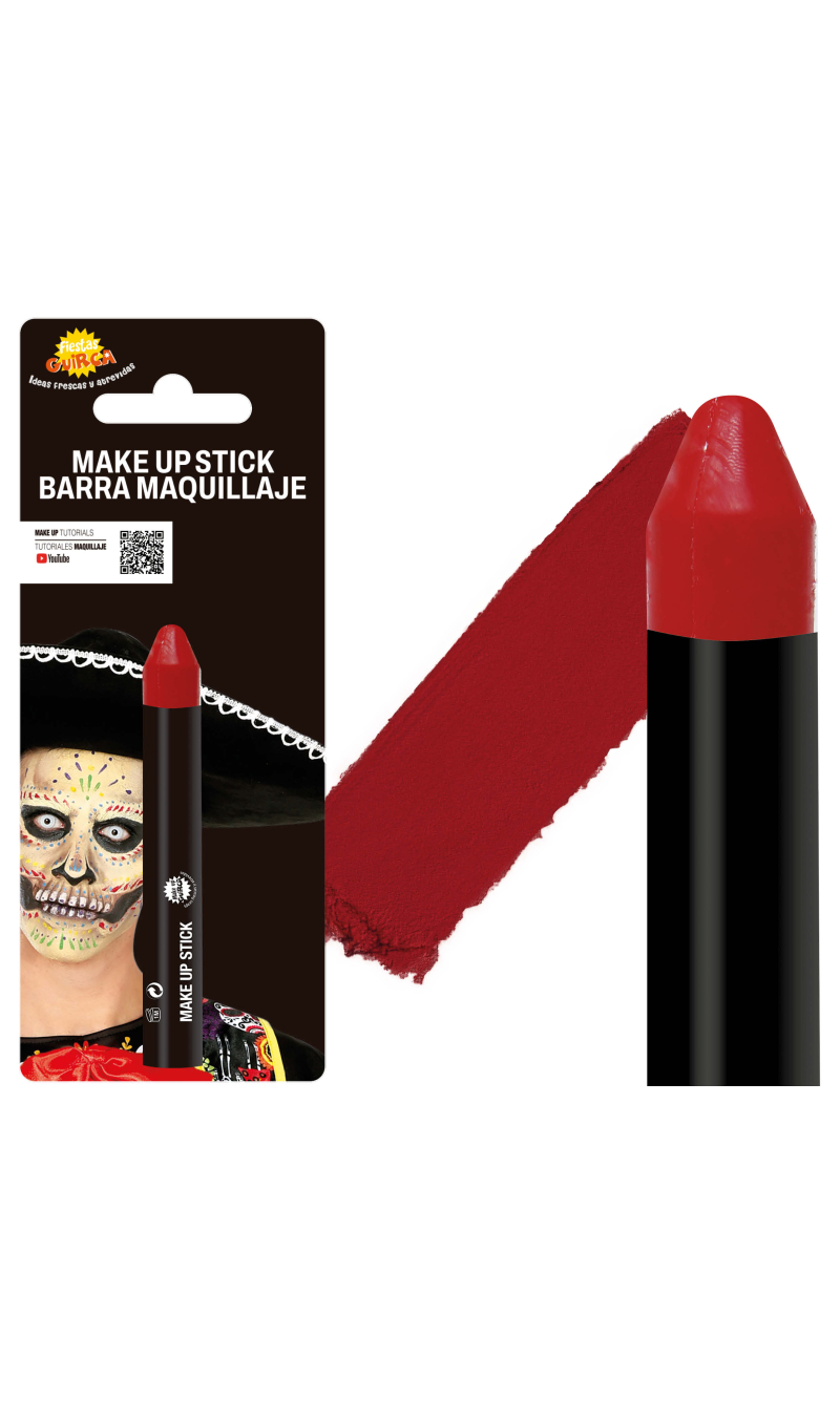 Guirca Face Painting Make-Up Stick 10g - Red