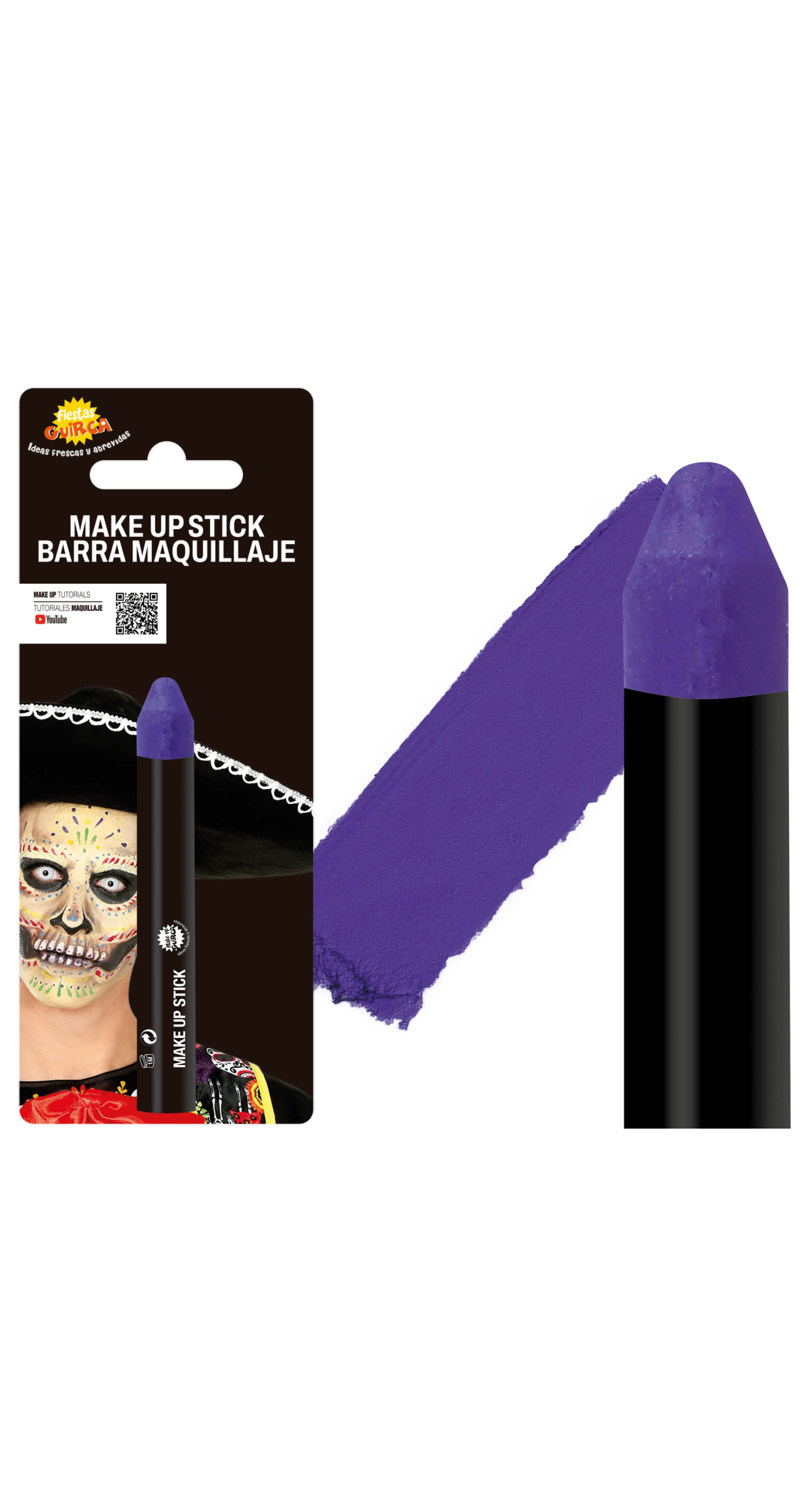 Guirca Face Painting Make-Up Stick 10g - Dark Purple
