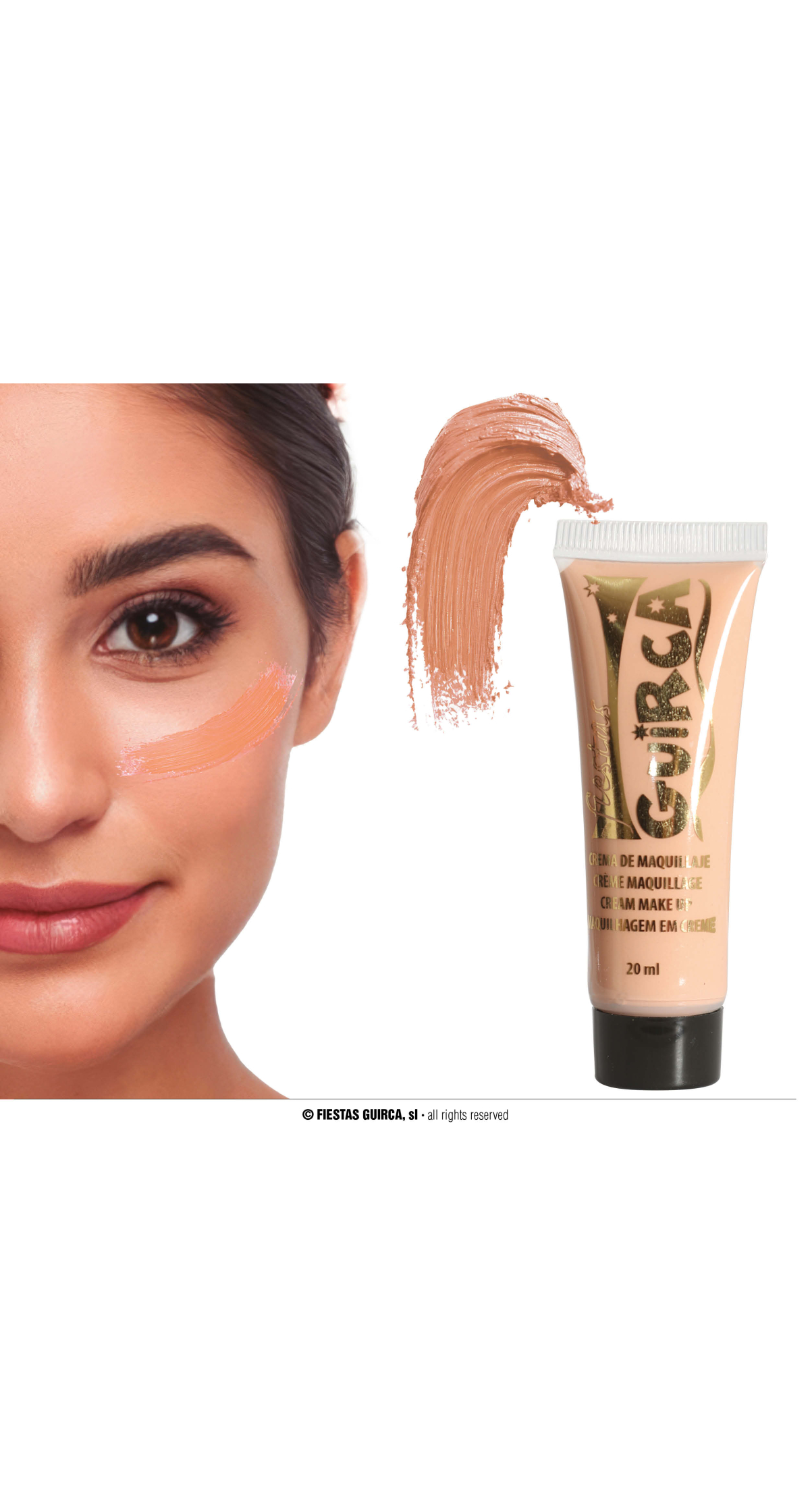 Guirca Cream Make-Up Tube 20ml - Flesh
