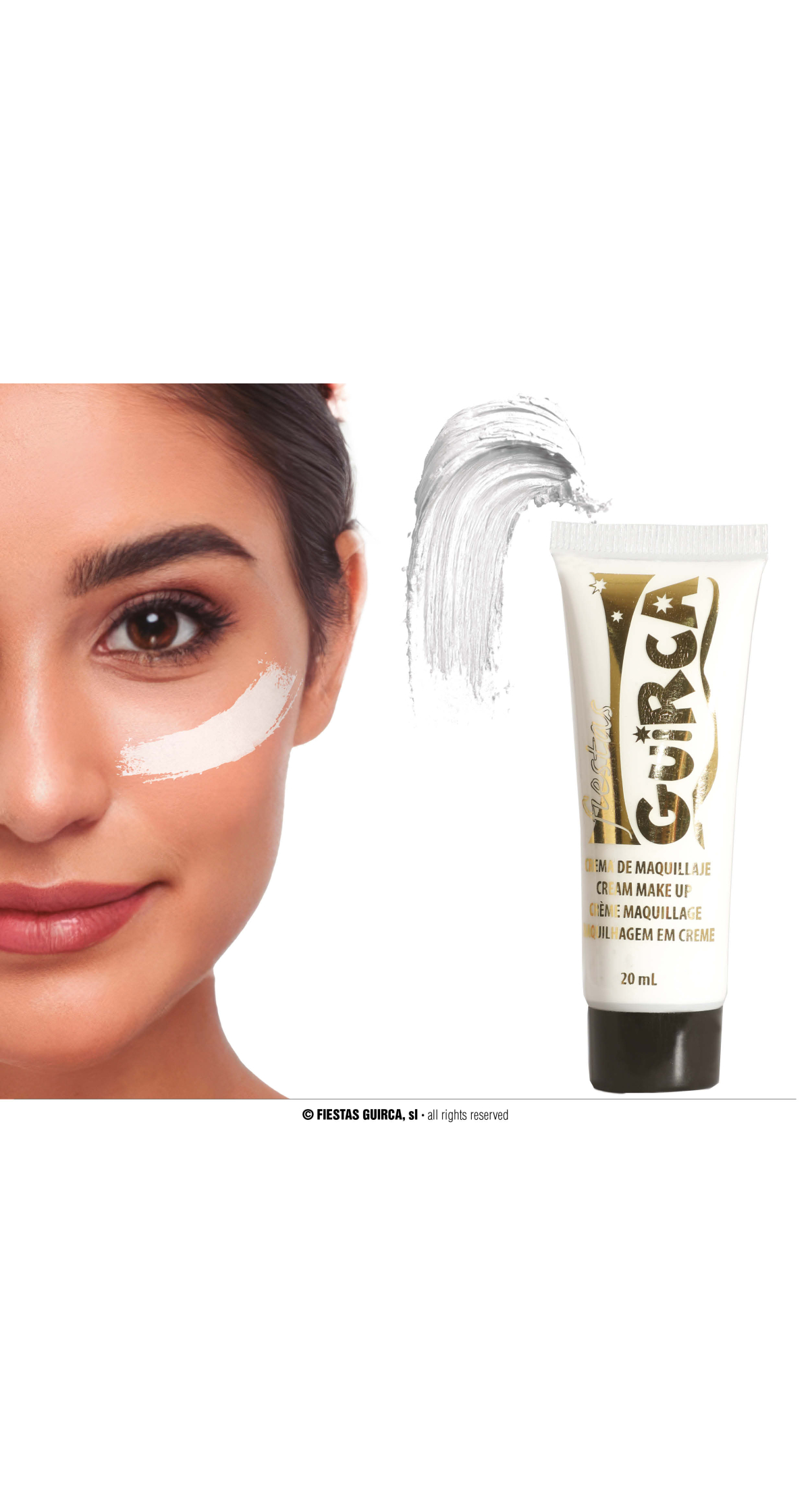 Guirca Cream Make-Up Tube 20ml - White
