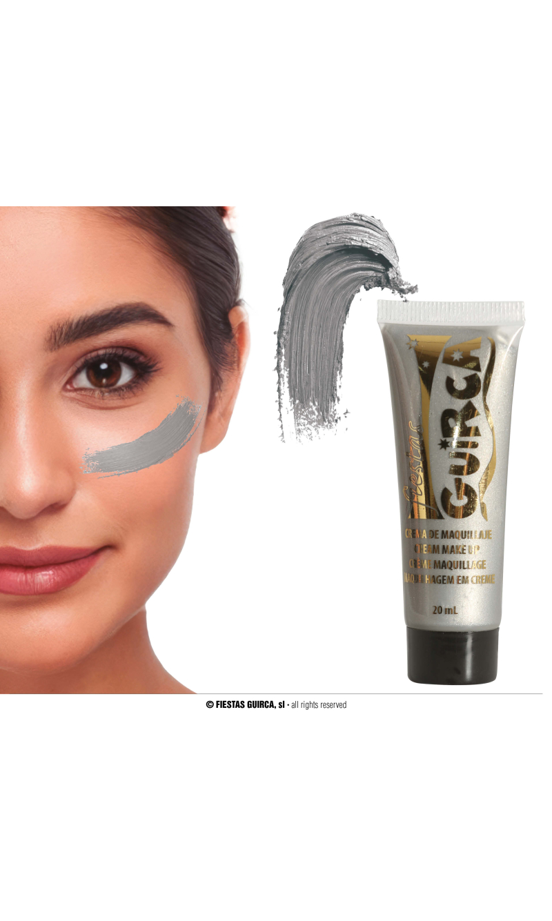 Guirca Cream Make-Up Tube 20ml - Silver