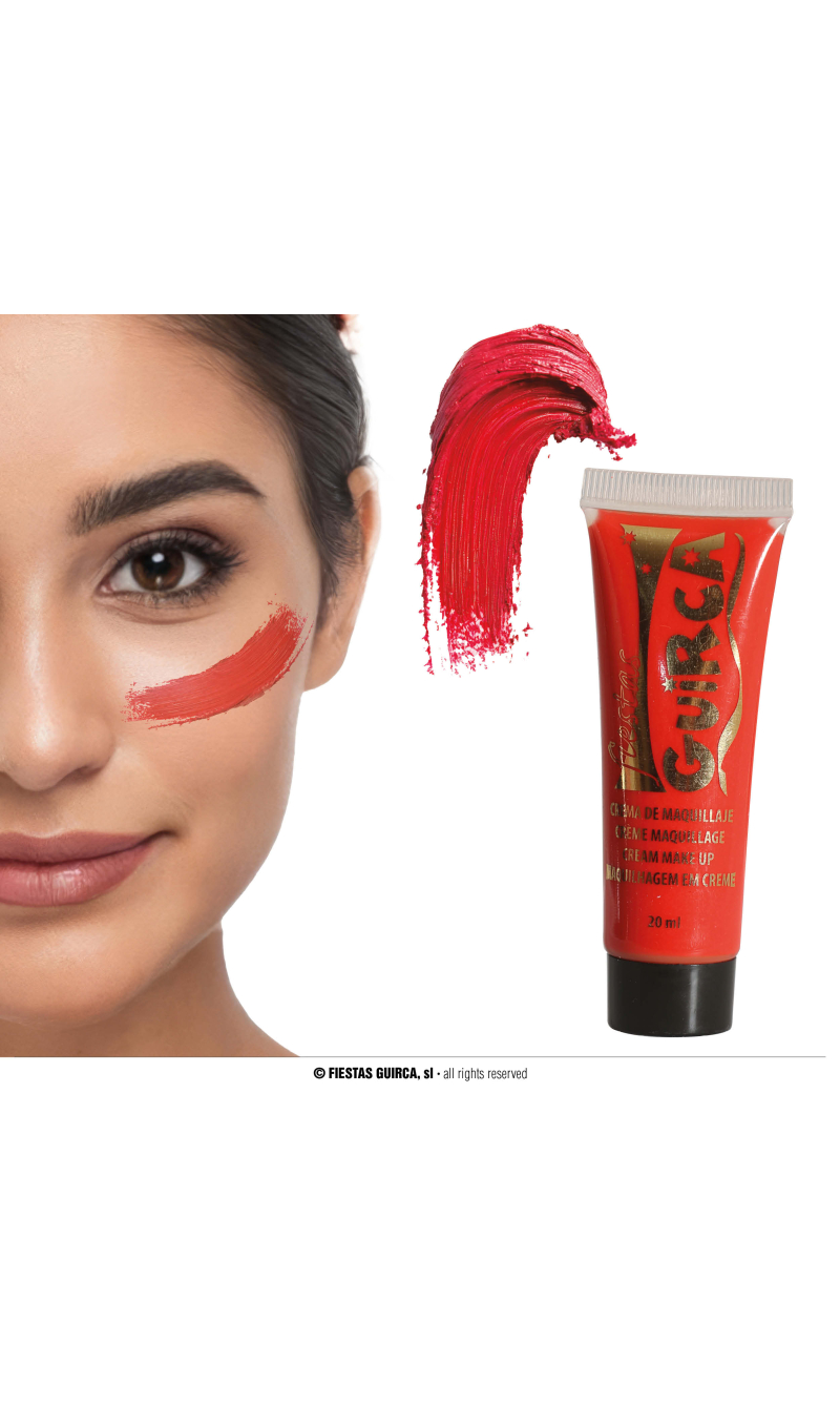 Guirca Cream Make-Up Tube 20ml - Red