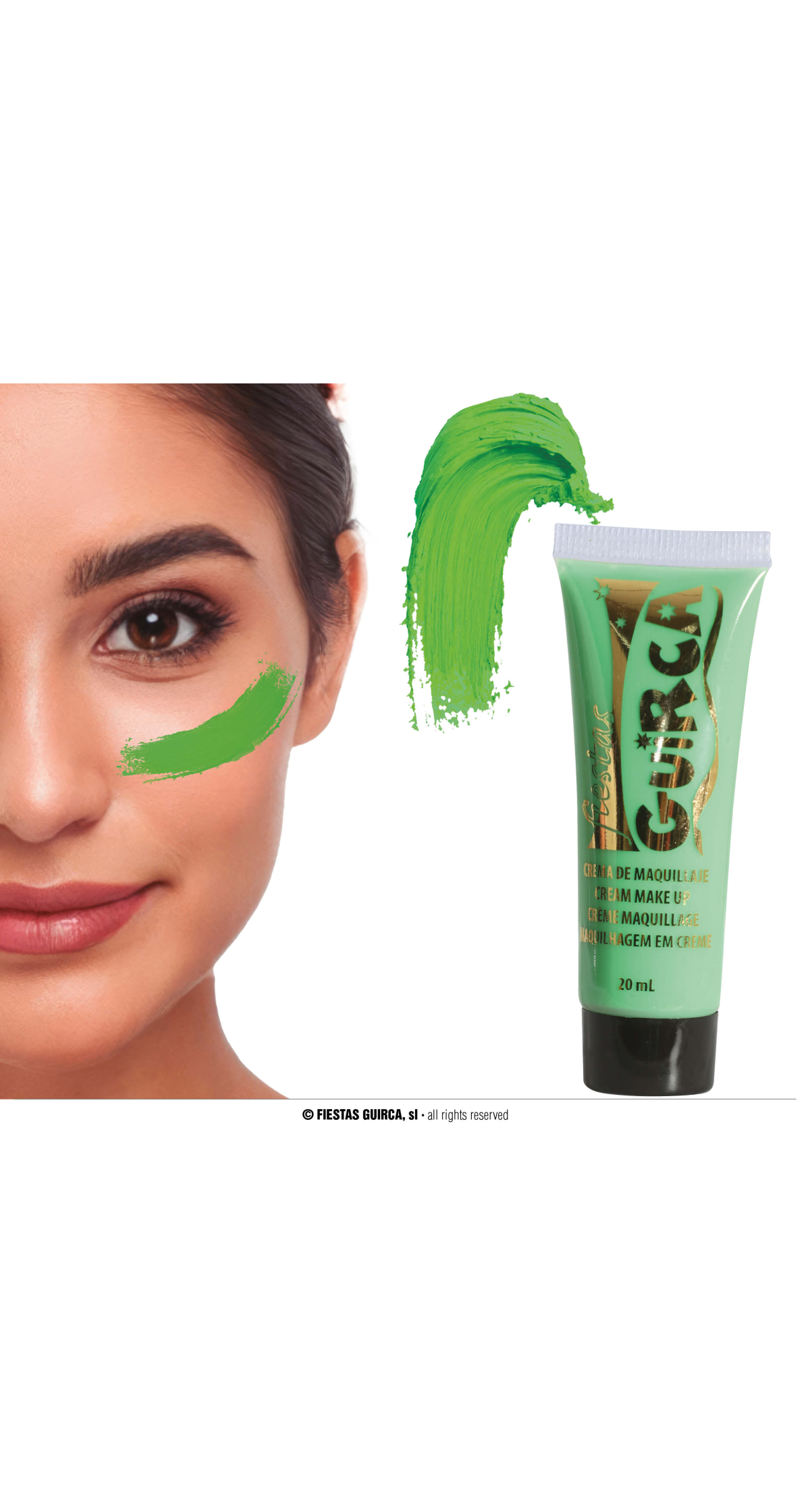 Guirca Cream Make-Up Tube 20ml - Green