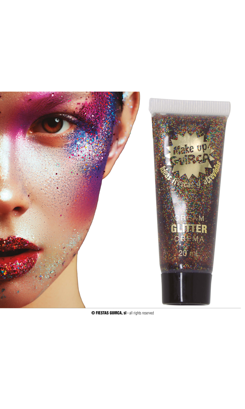 Guirca Glitter Cream Make-Up Tube 20ml - Multicolour