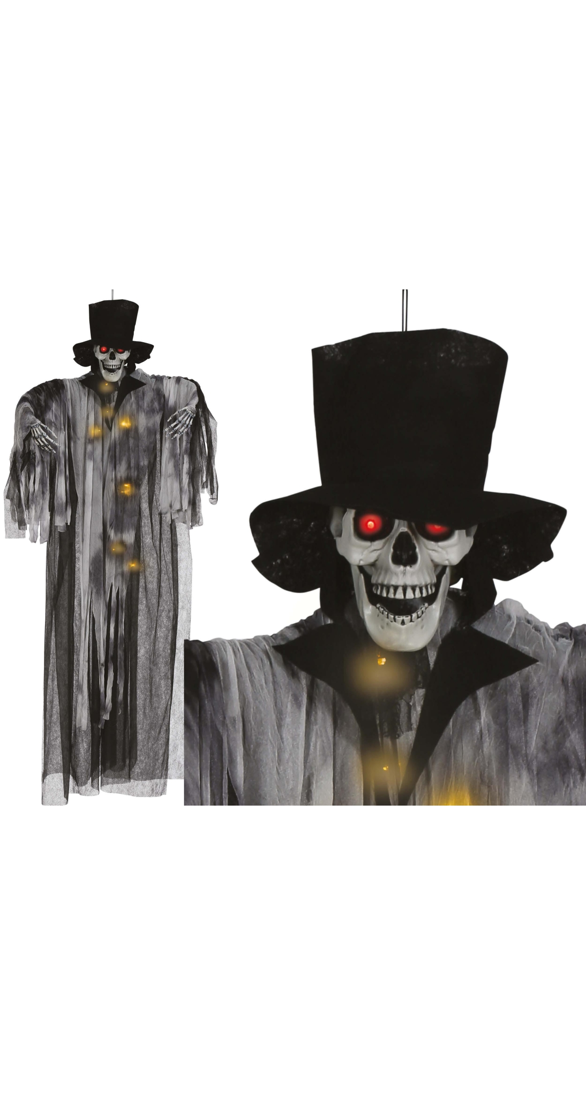 Halloween Decoration Hanging Groom With Light 180cm