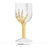 Halloween Wine Skeleton Glass - 18cm