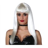 White Long Hair Wig - Adult One Size