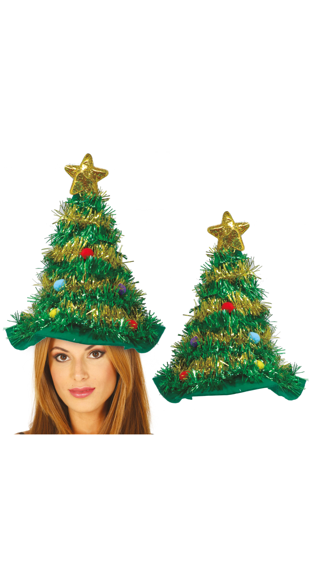 Christmas Tree Hat - Adult One Size