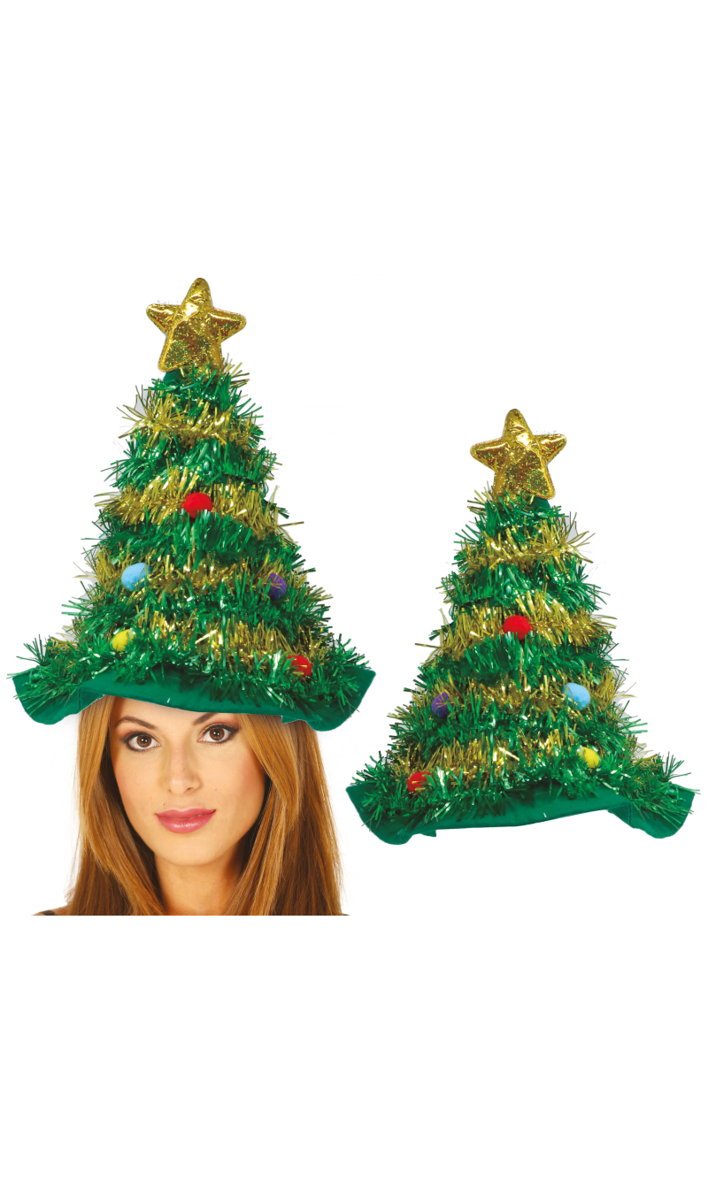 Christmas Tree Hat - Adult One Size