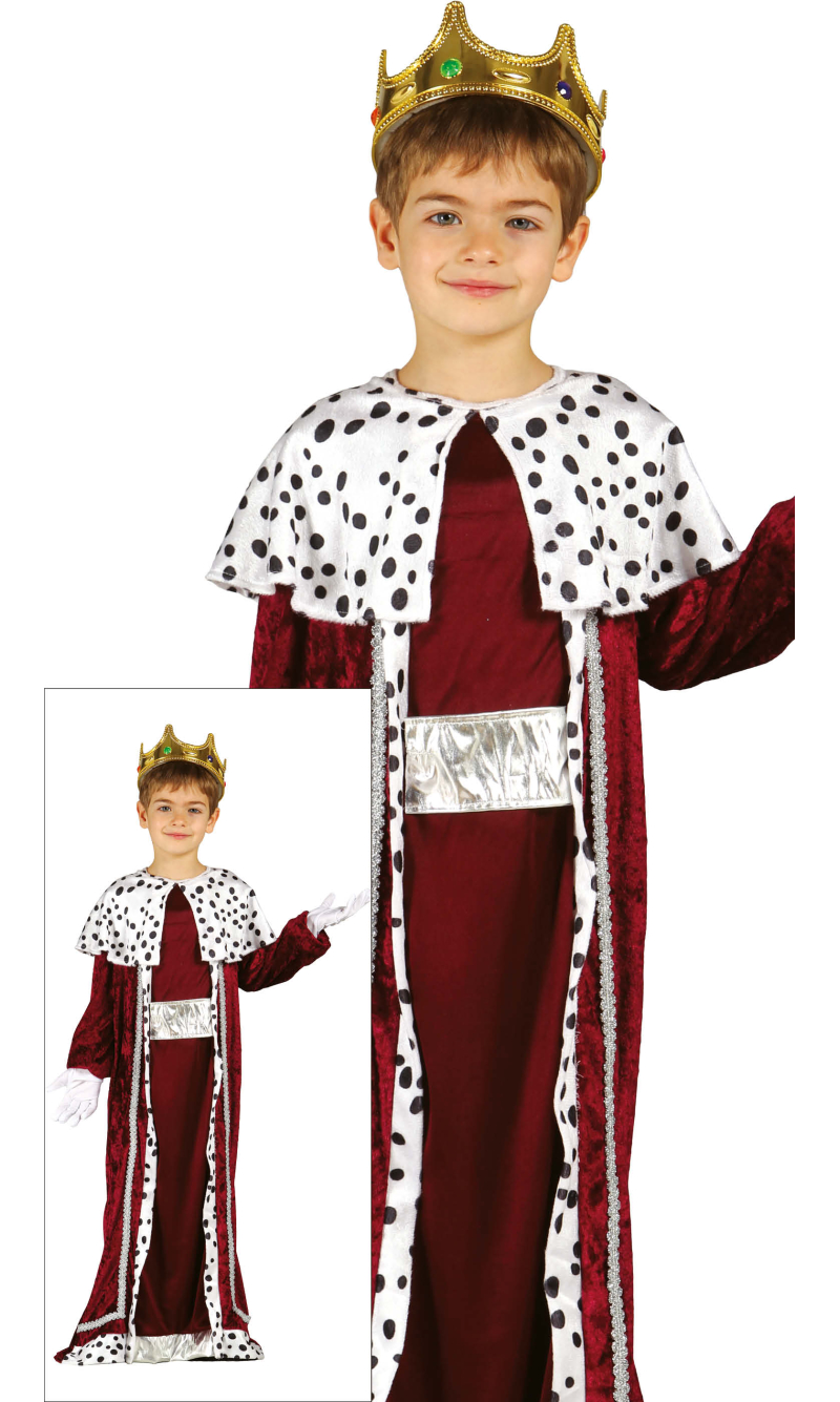 King Boy Maroon (Rey Mago) - Age 10 to 12 Years