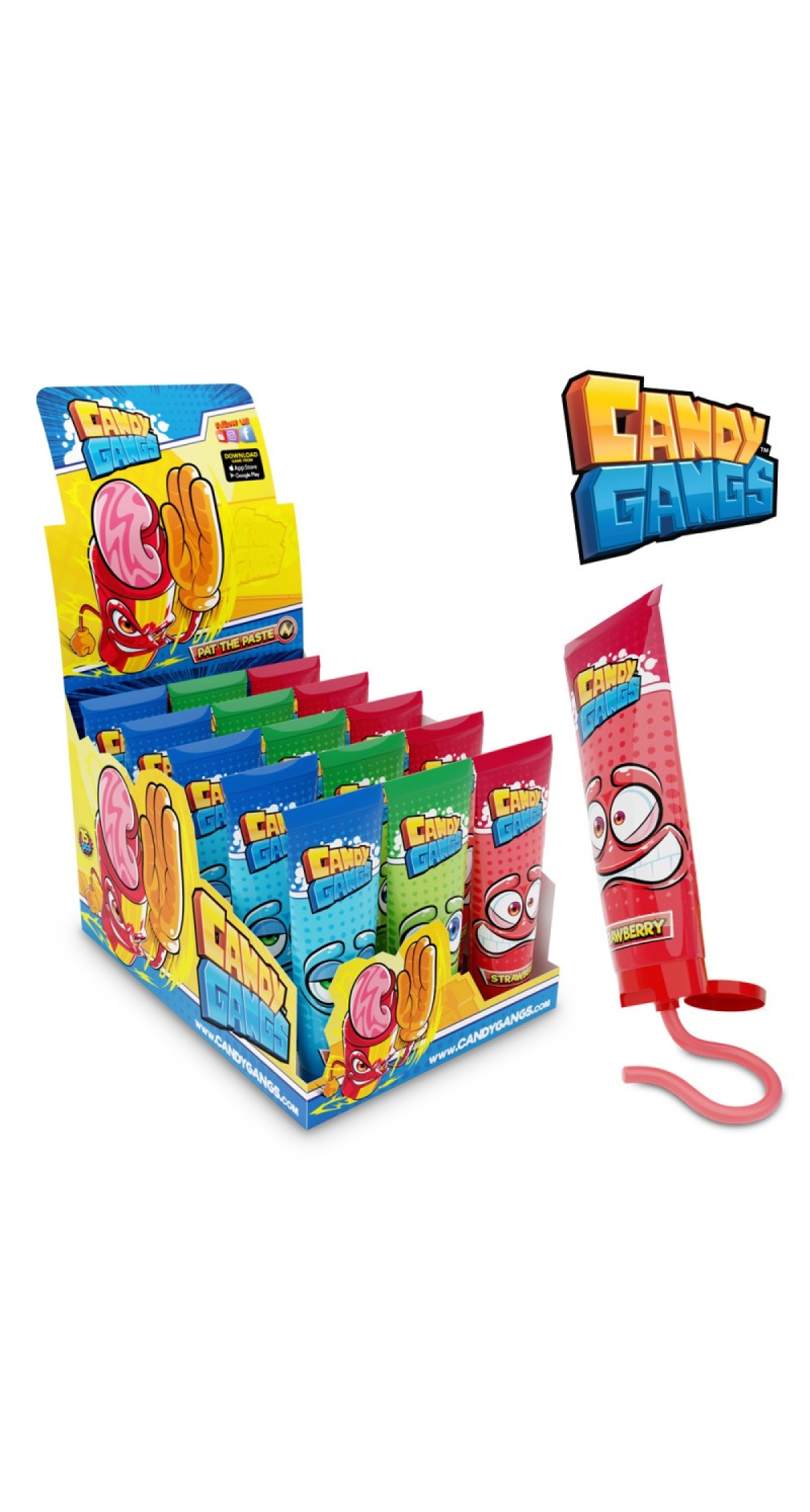 Candy Gangs Gel Candy Assorted Flavours - 1pc(80g)