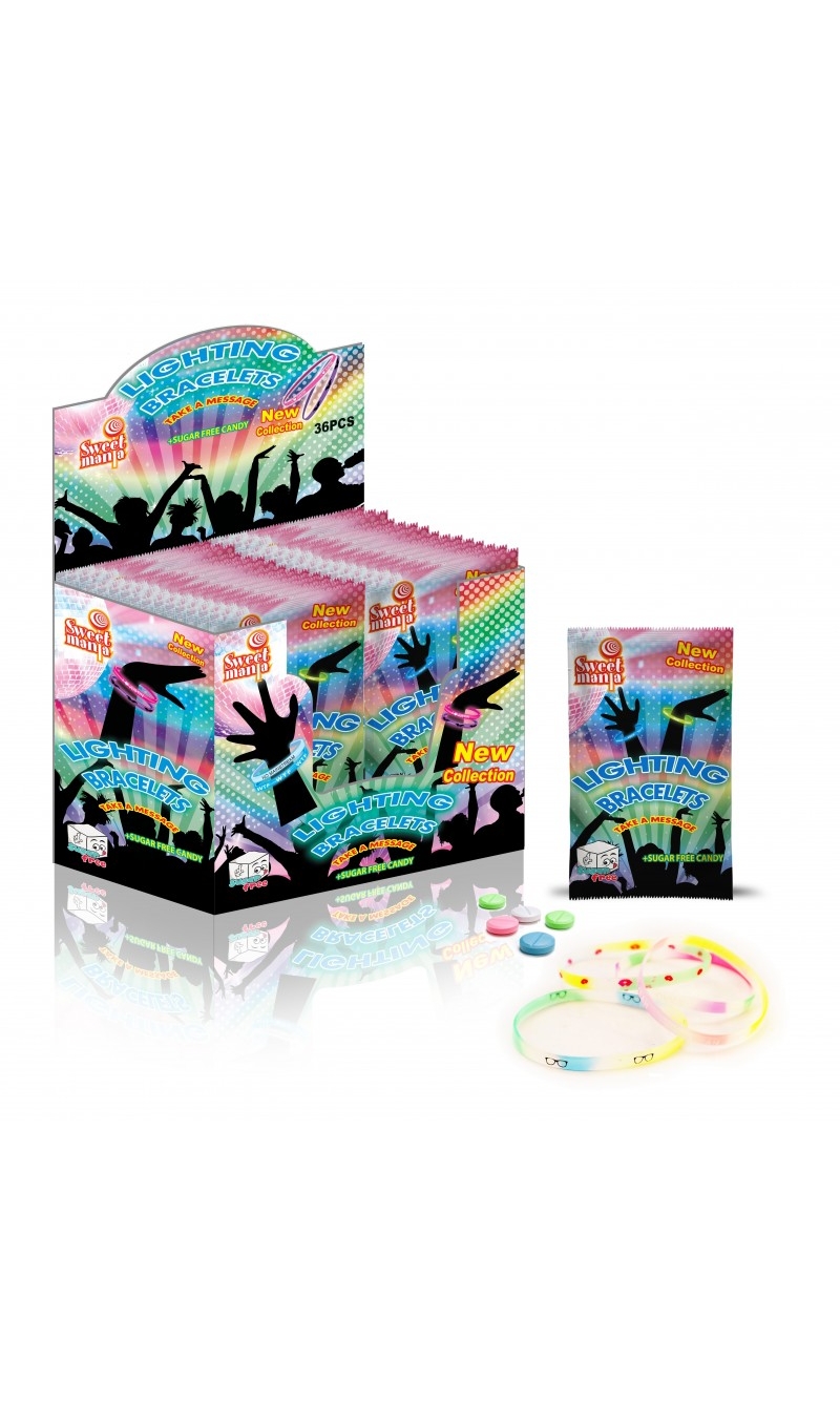 Lightening Bracelet With Candy - 1pc