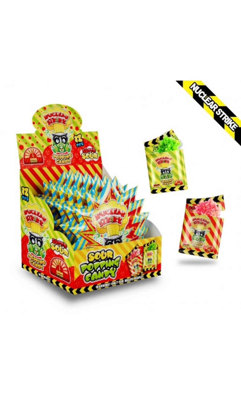 Popping Candy Strawberry & Apple - 1pc