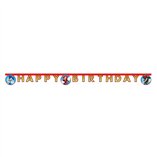 Sonic Party FSC Die-cut Happy Birthday Banner - 1pk